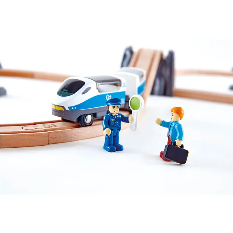 Hape Figure 8 Train Set: Safety Wooden Railway