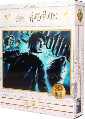 Harry Potter 3D Lenticular Half-Blood Prince Jigsaw Puzzle - 100 Pieces for Ages 3 