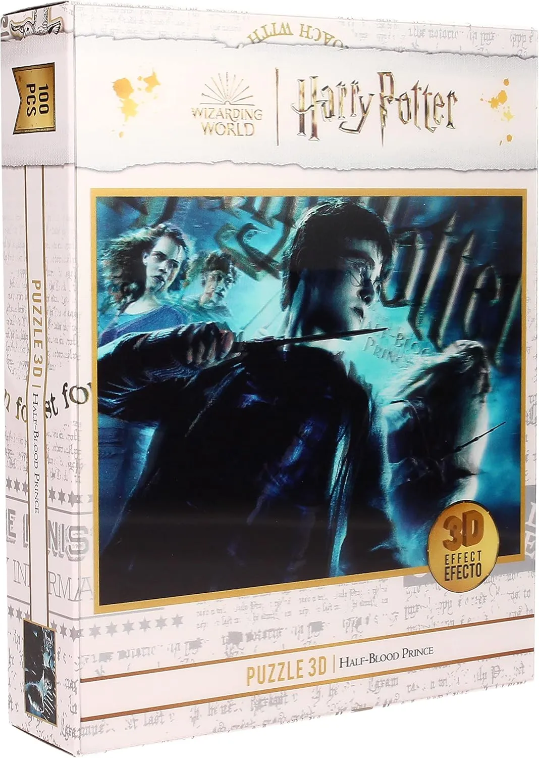 Harry Potter 3D Lenticular Half-Blood Prince Jigsaw Puzzle - 100 Pieces for Ages 3 