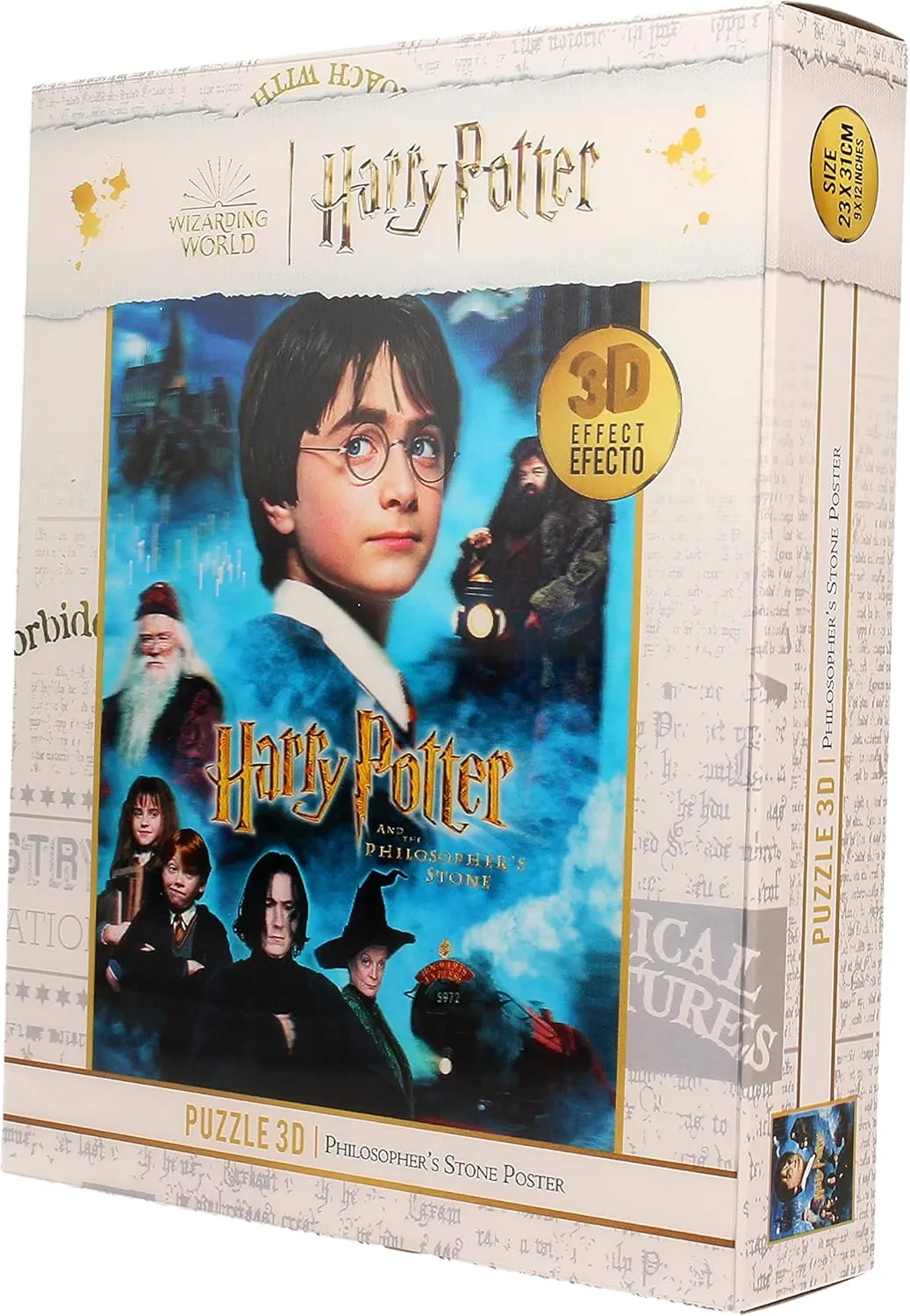 Harry Potter 3D Lenticular Jigsaw Puzzle - Philosopher's Stone 100-Piece Puzzle for Ages 3 