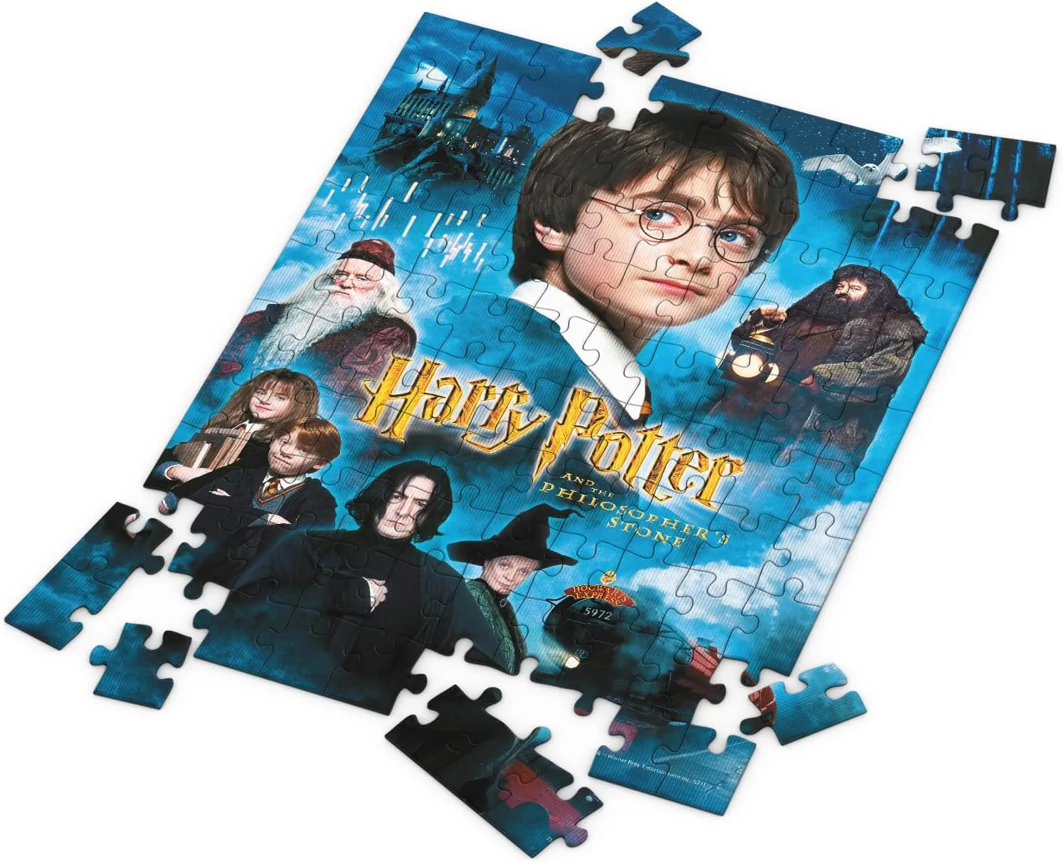 Harry Potter 3D Lenticular Jigsaw Puzzle - Philosopher's Stone 100-Piece Puzzle for Ages 3 