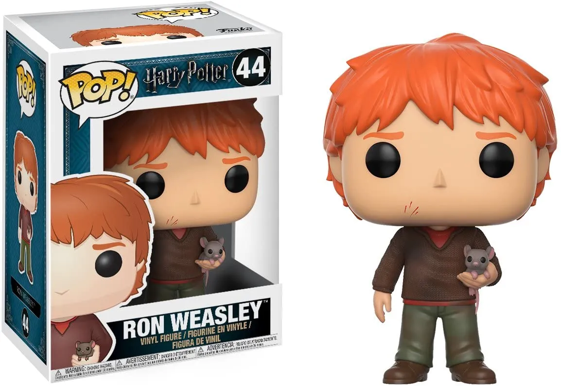 Harry Potter Ron Weasley w/ Scabbers Funko 14938 Vinyl #44