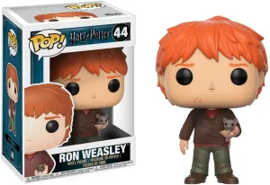 Harry Potter Ron Weasley w/ Scabbers Funko 14938 Vinyl #44