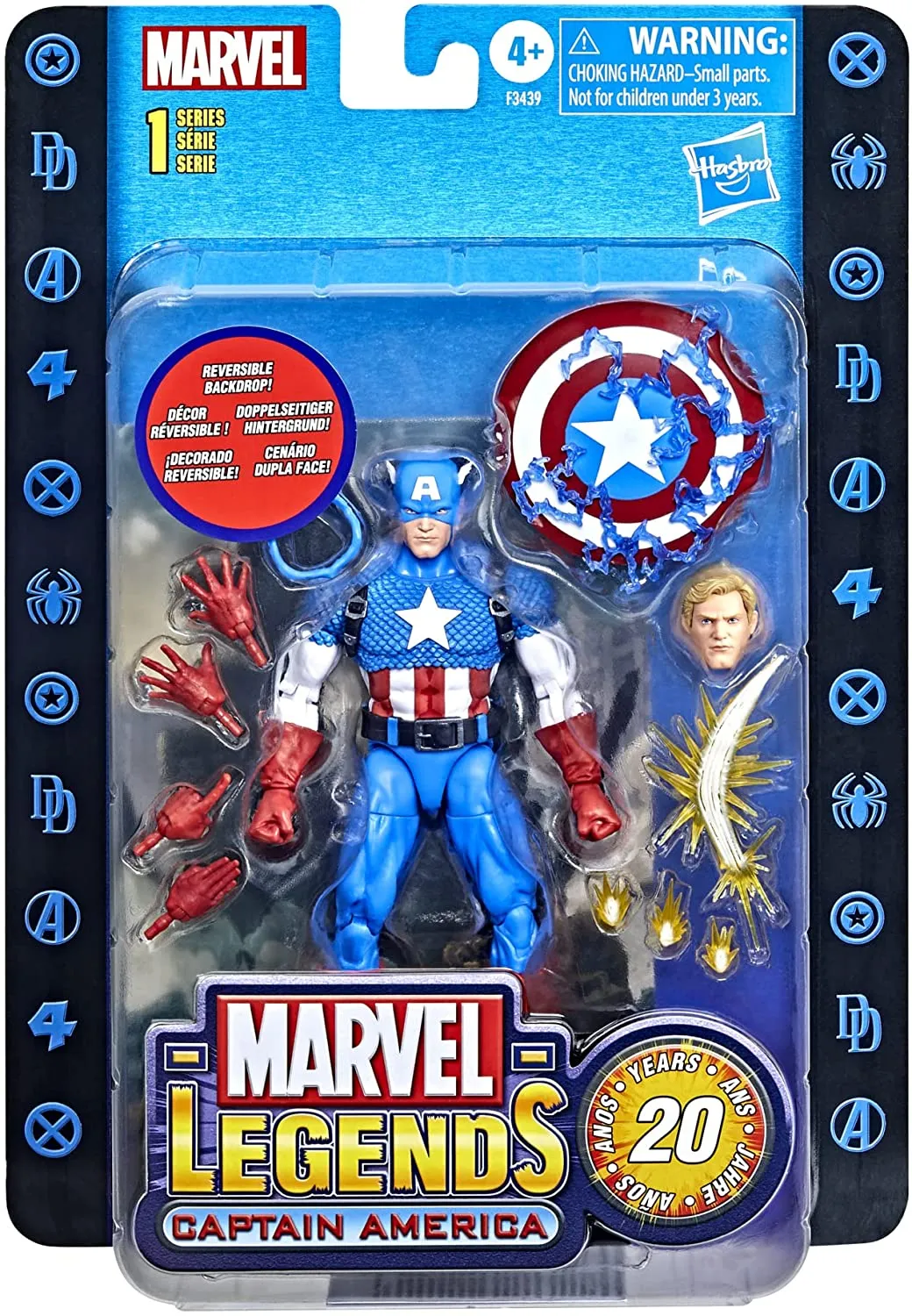 Hasbro F3439 Marvel Legends 20th Anniversary Series 1 Captain America 6-inch Col