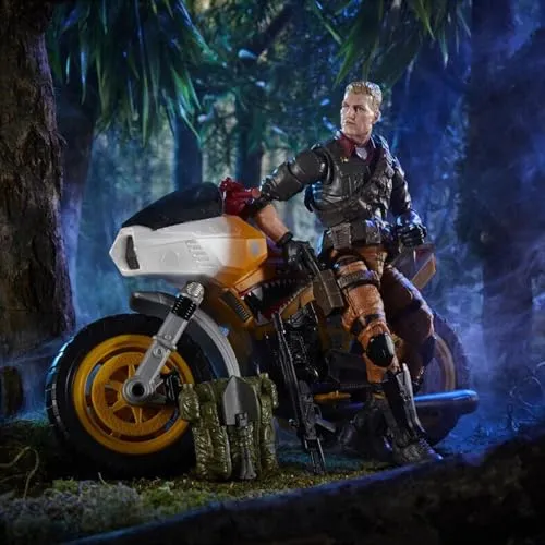 Hasbro G.I. Joe Classified Series Duke & Ram Action Figure & Vehicle Crater - Collectible Military Playset for Ages 4 