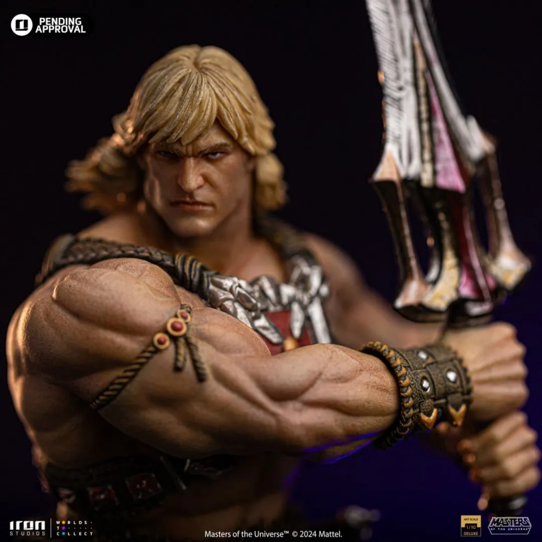 He-Man Unleashed Deluxe Statue By Iron Studios