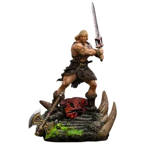 He-Man Unleashed Deluxe Statue By Iron Studios