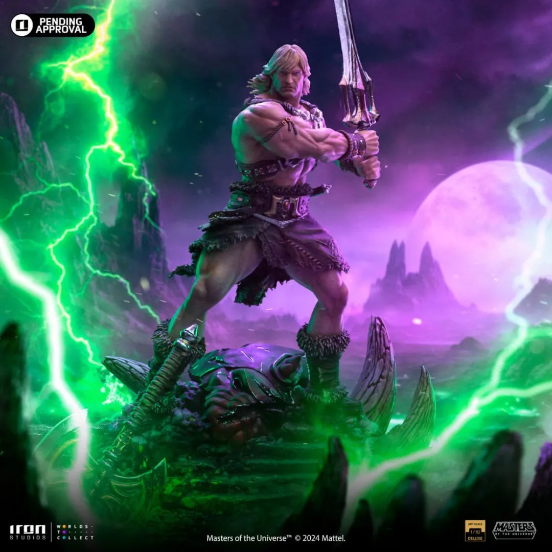 He-Man Unleashed Deluxe Statue By Iron Studios