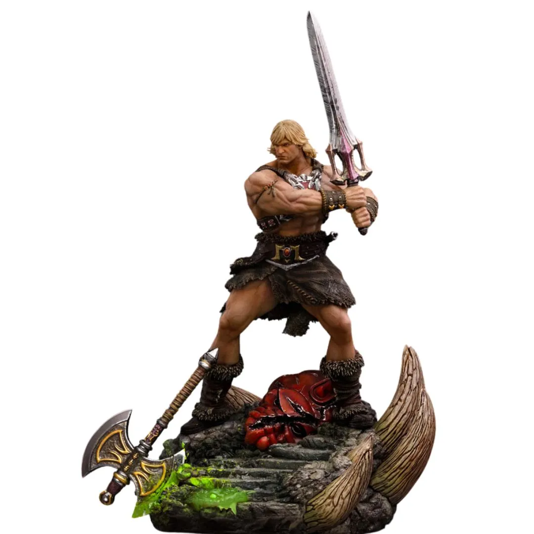 He-Man Unleashed Deluxe Statue By Iron Studios