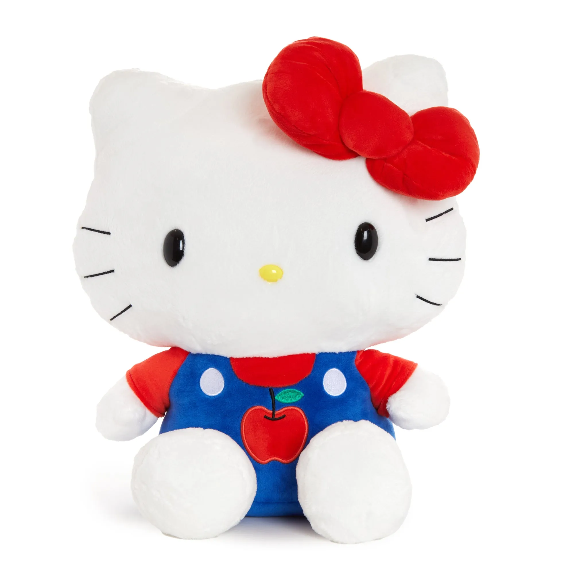 Hello Kitty 15" Blue Overalls Large Plush (Apples Series) SANRIO