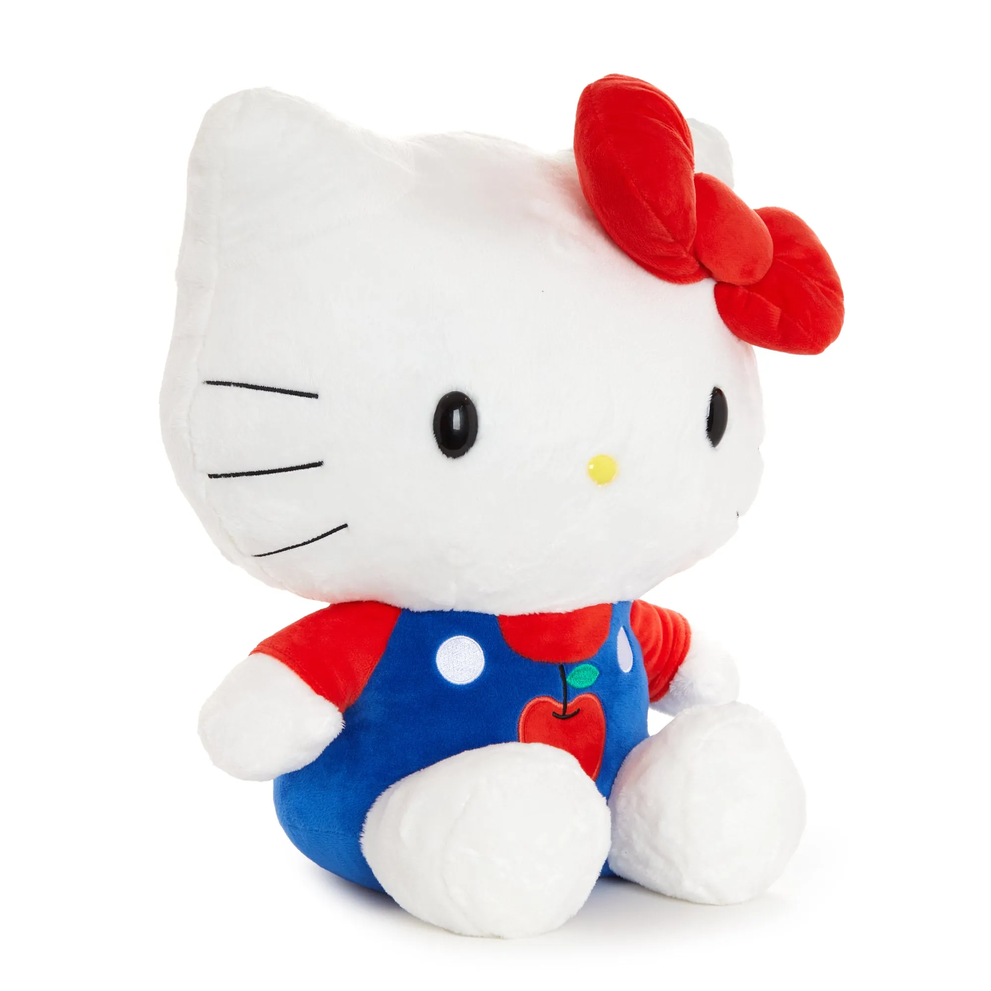 Hello Kitty 15" Blue Overalls Large Plush (Apples Series) SANRIO