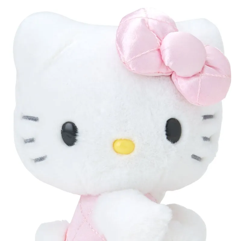 Hello Kitty 50th Anniv. Plush Mascot (Pink Quilted) SANRIO