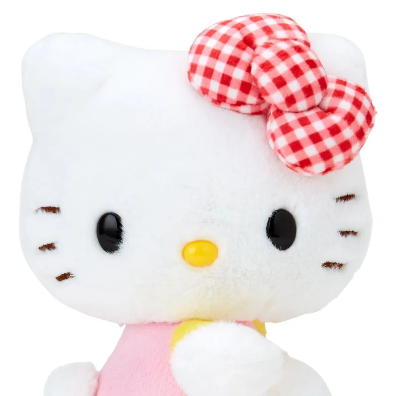 Hello Kitty 50th Anniv. Plush Mascot (Red Gingham Bow) SANRIO