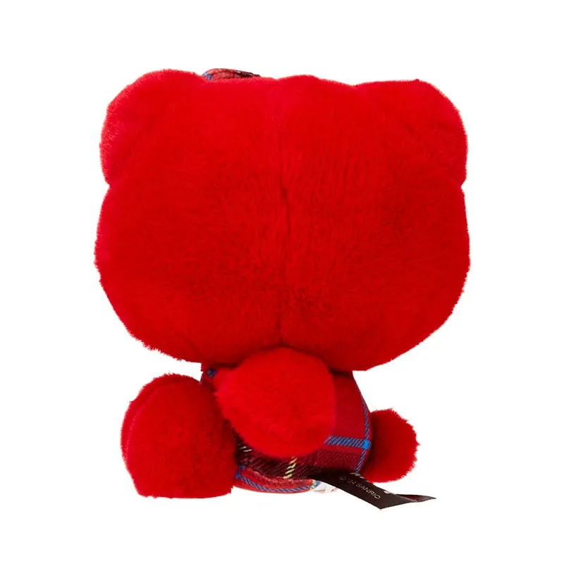 Hello Kitty 50th Anniv. Plush Mascot (Red Tartan) SANRIO