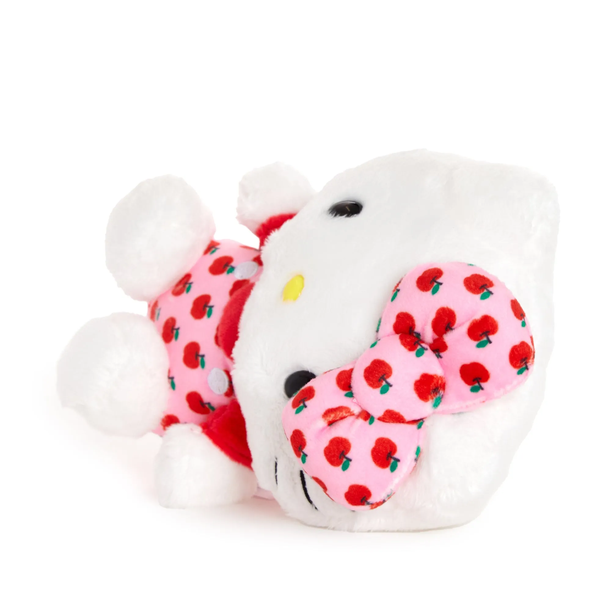 Hello Kitty 6" Pink Overalls Plush Mascot (Apples Series) SANRIO