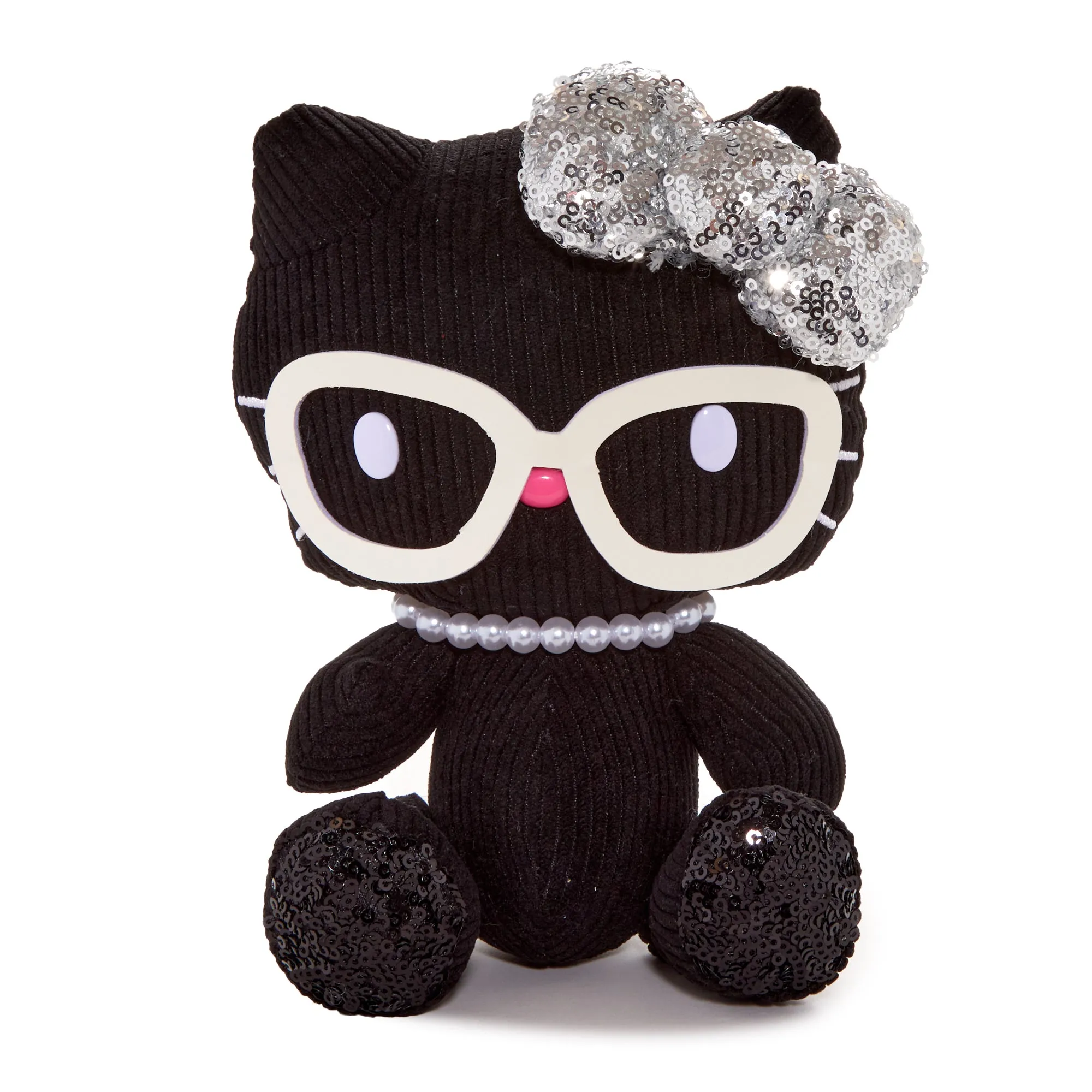 Hello Kitty 7" Jewel Plush (Black) SANRIO