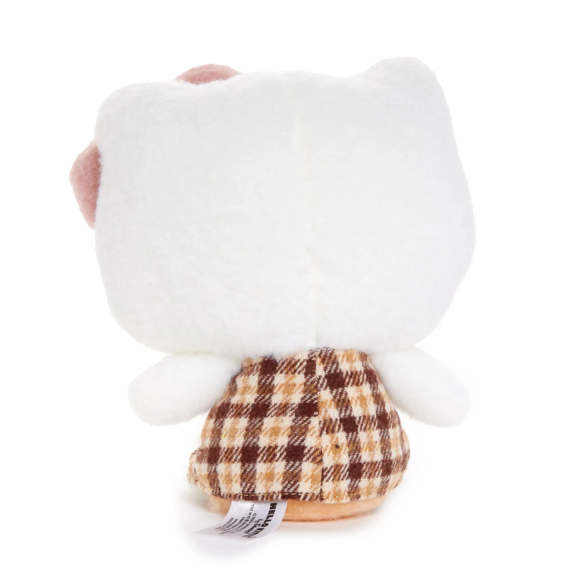 Hello Kitty 7" Plush (Mocha Check Series) SANRIO