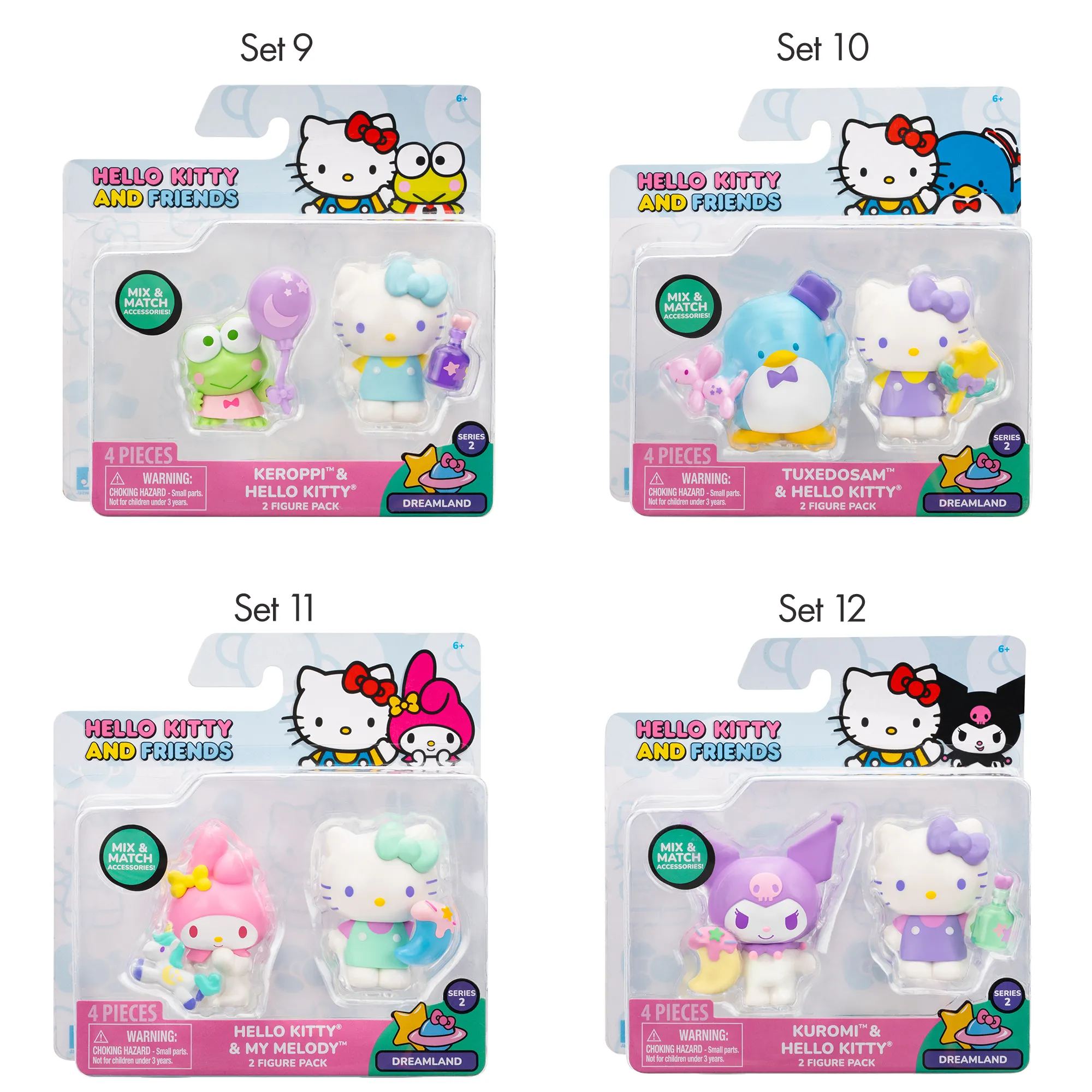 Hello Kitty and Friends 2-pc Figure Pack (Series 2: Dreamland) SANRIO