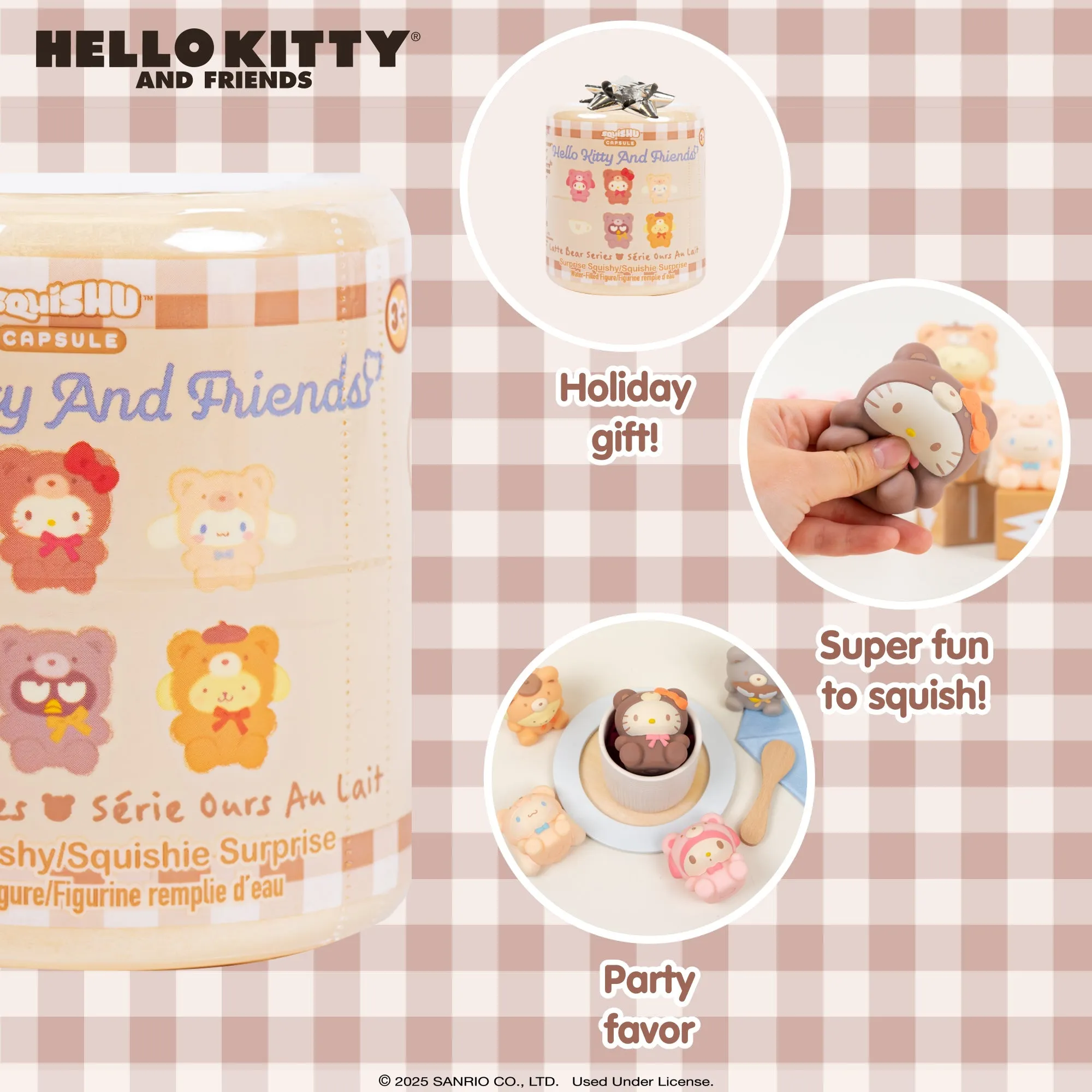 Hello Kitty and Friends Latte Bear Capsule Squishies (Series 7) SANRIO