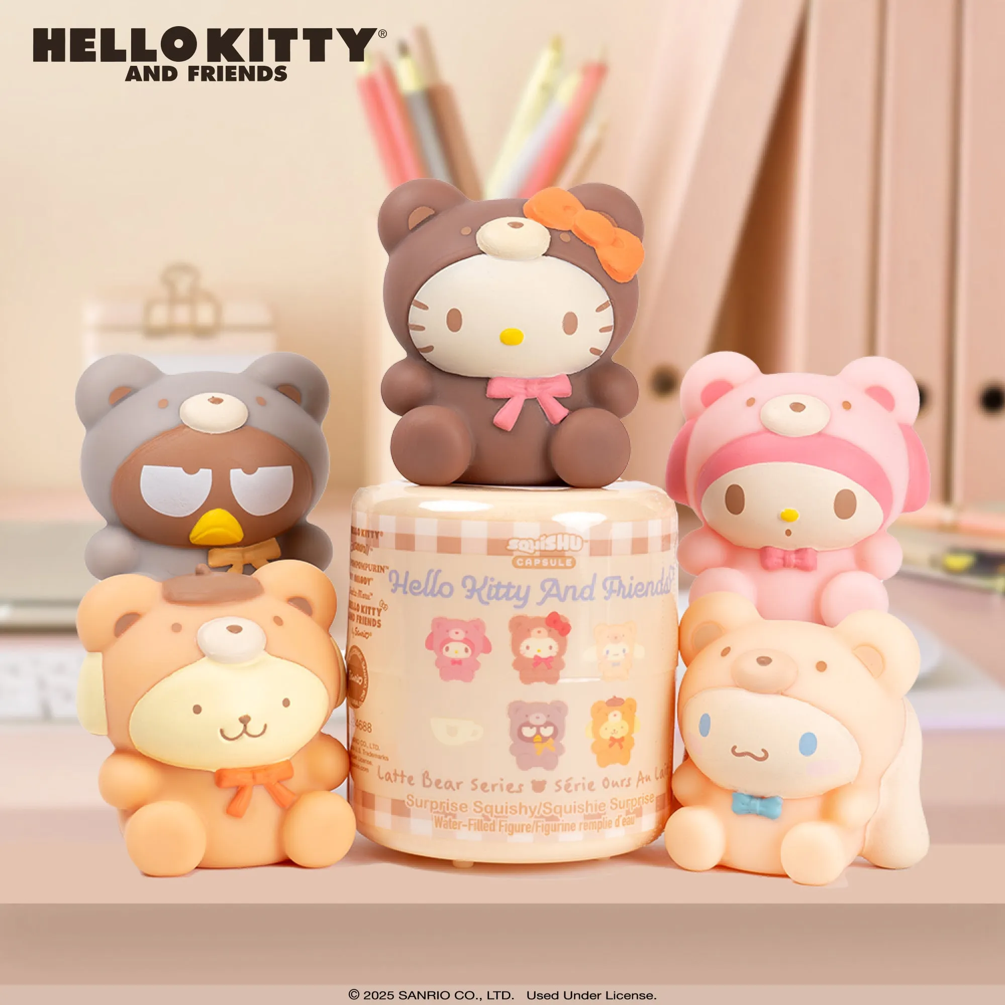 Hello Kitty and Friends Latte Bear Capsule Squishies (Series 7) SANRIO