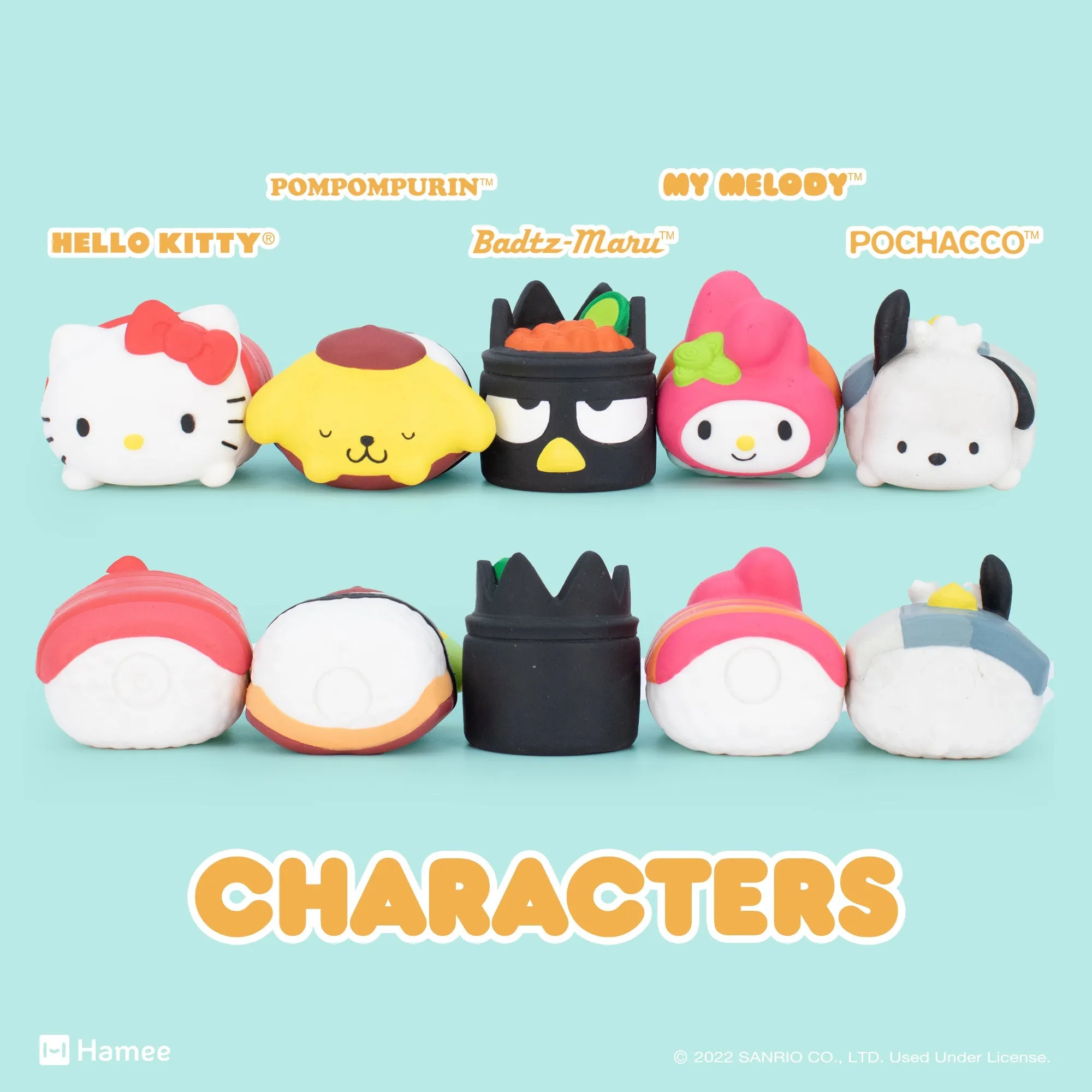 Hello Kitty and Friends Sushi Capsule Squishies (Series 4) SANRIO