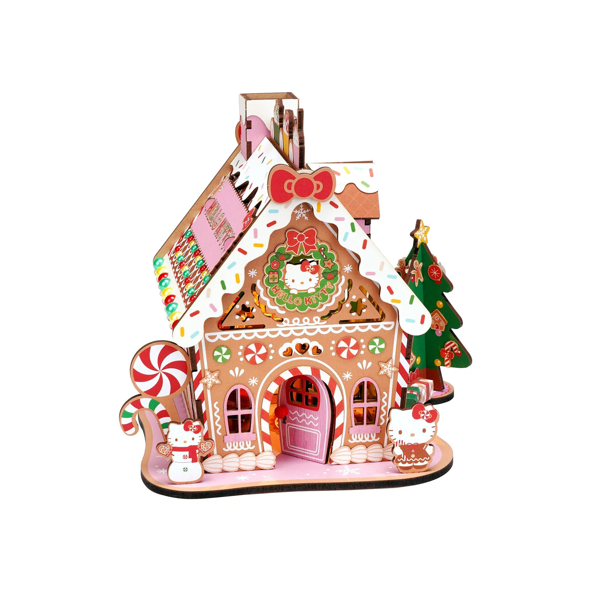 Hello Kitty Gingerbread House 3D Wooden Puzzle SANRIO