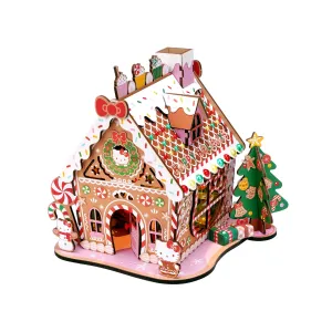 Hello Kitty Gingerbread House 3D Wooden Puzzle SANRIO