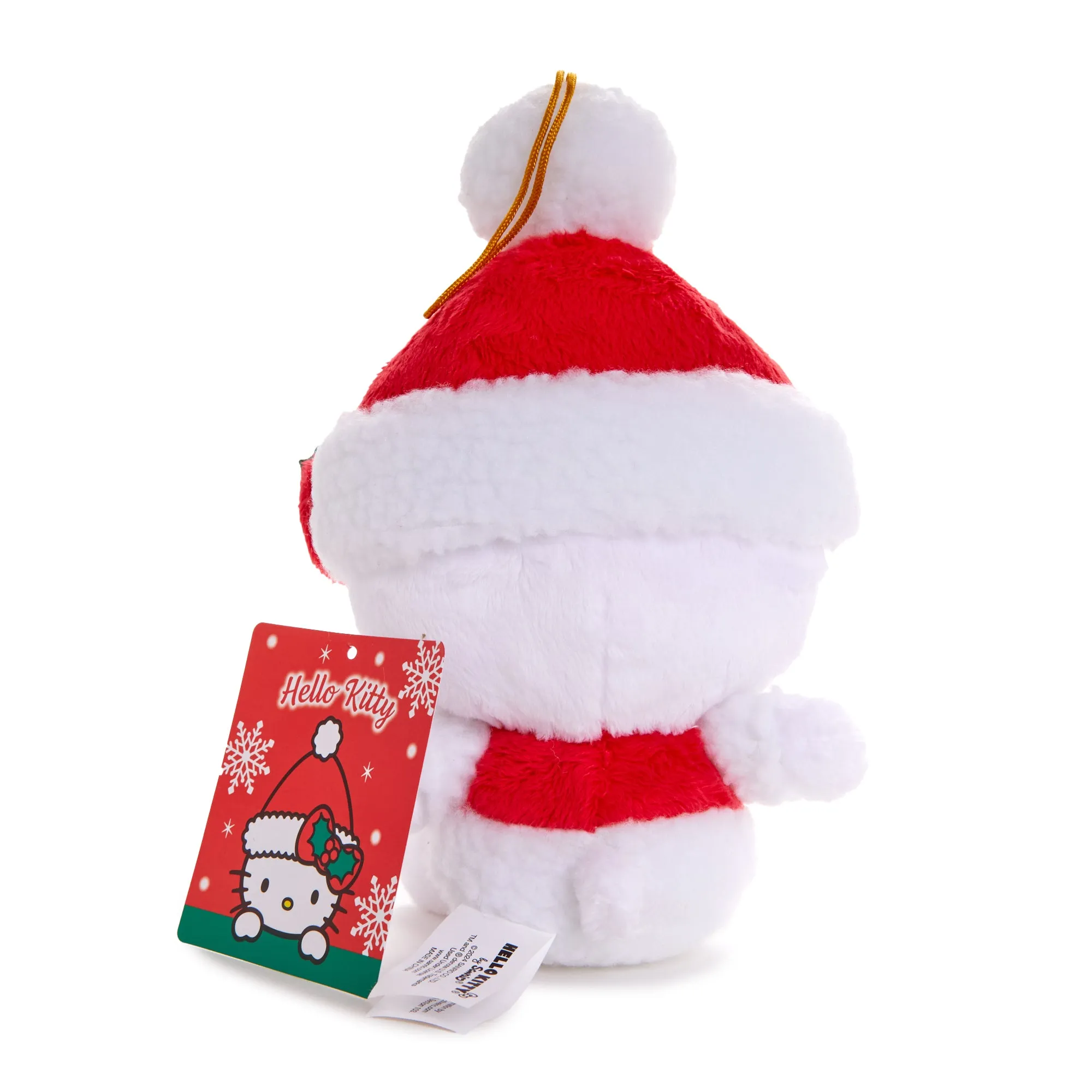 Hello Kitty Holiday Santa Plush Ornament SANRIO