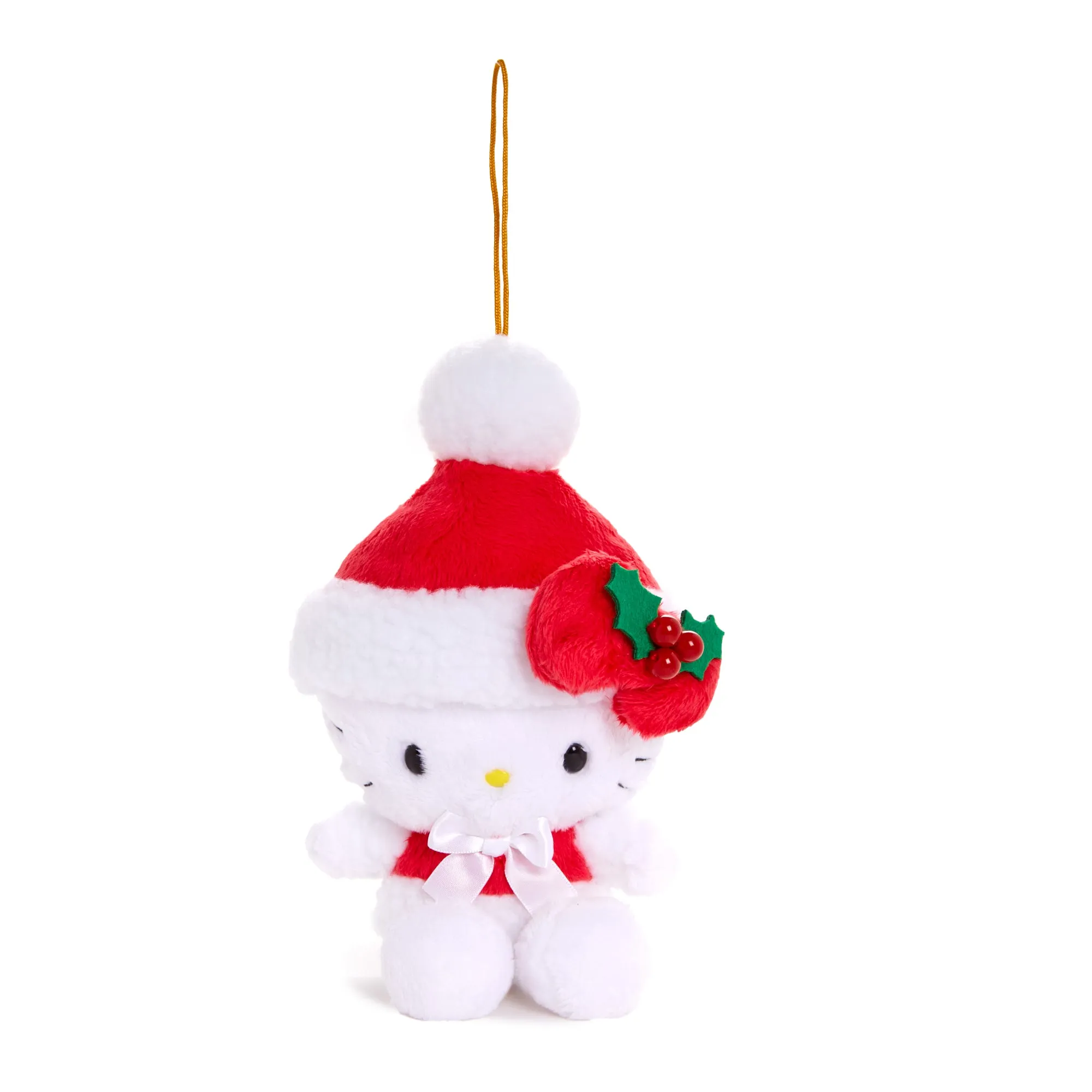 Hello Kitty Holiday Santa Plush Ornament SANRIO