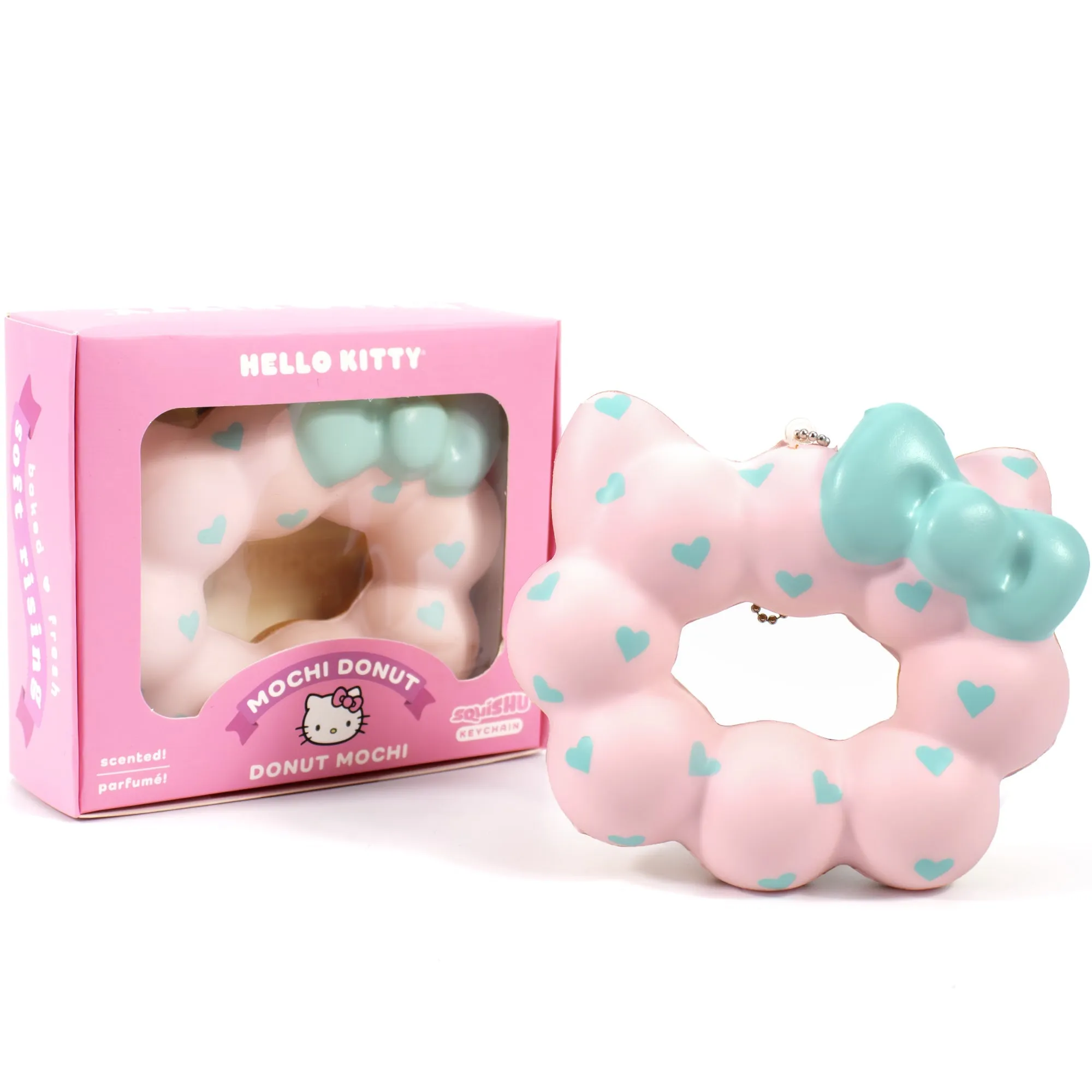 Hello Kitty Mochi Donut Squishy Keychain SANRIO