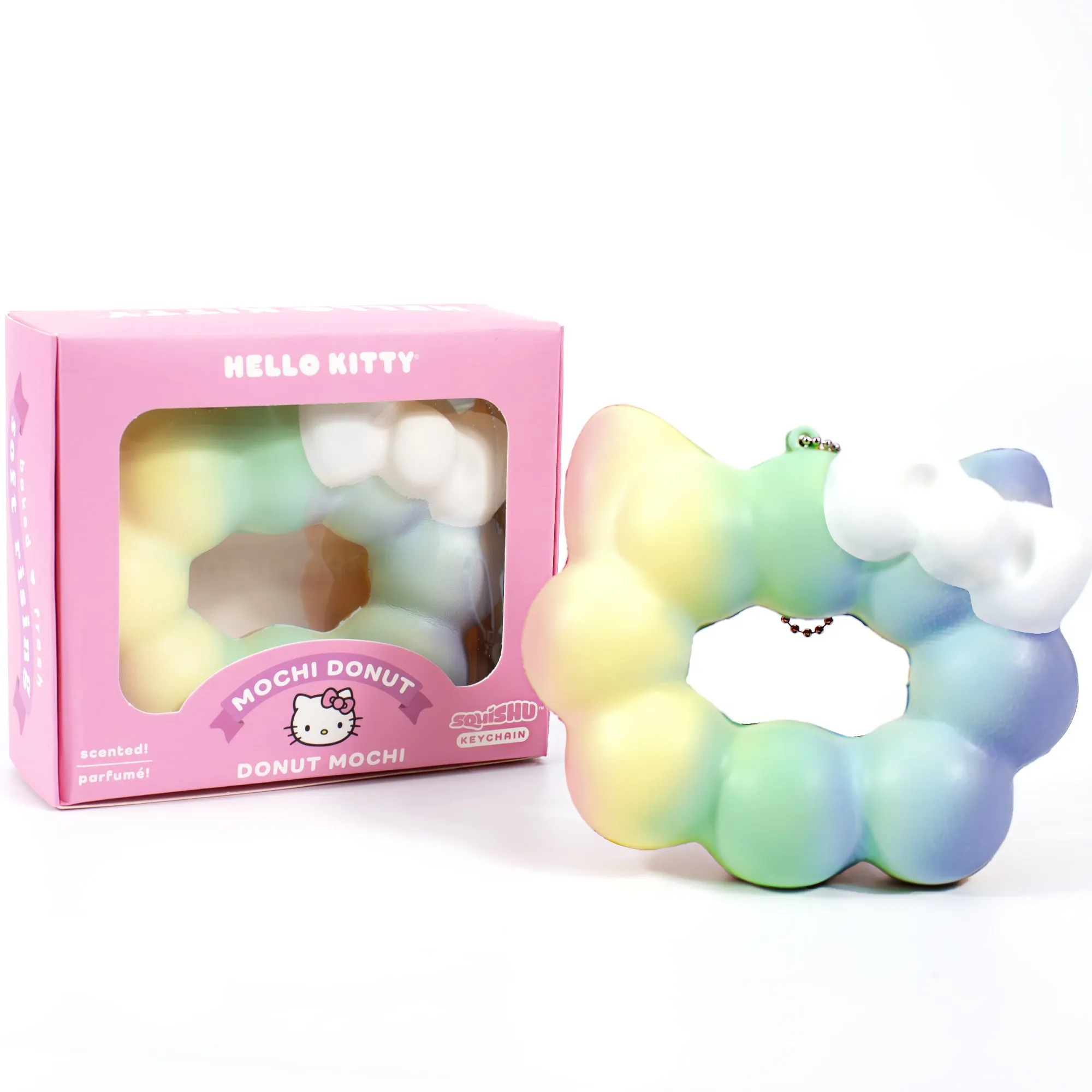 Hello Kitty Mochi Donut Squishy Keychain SANRIO
