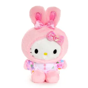 Hello Kitty Pink Bean Doll Plush (Spring Bunny) SANRIO