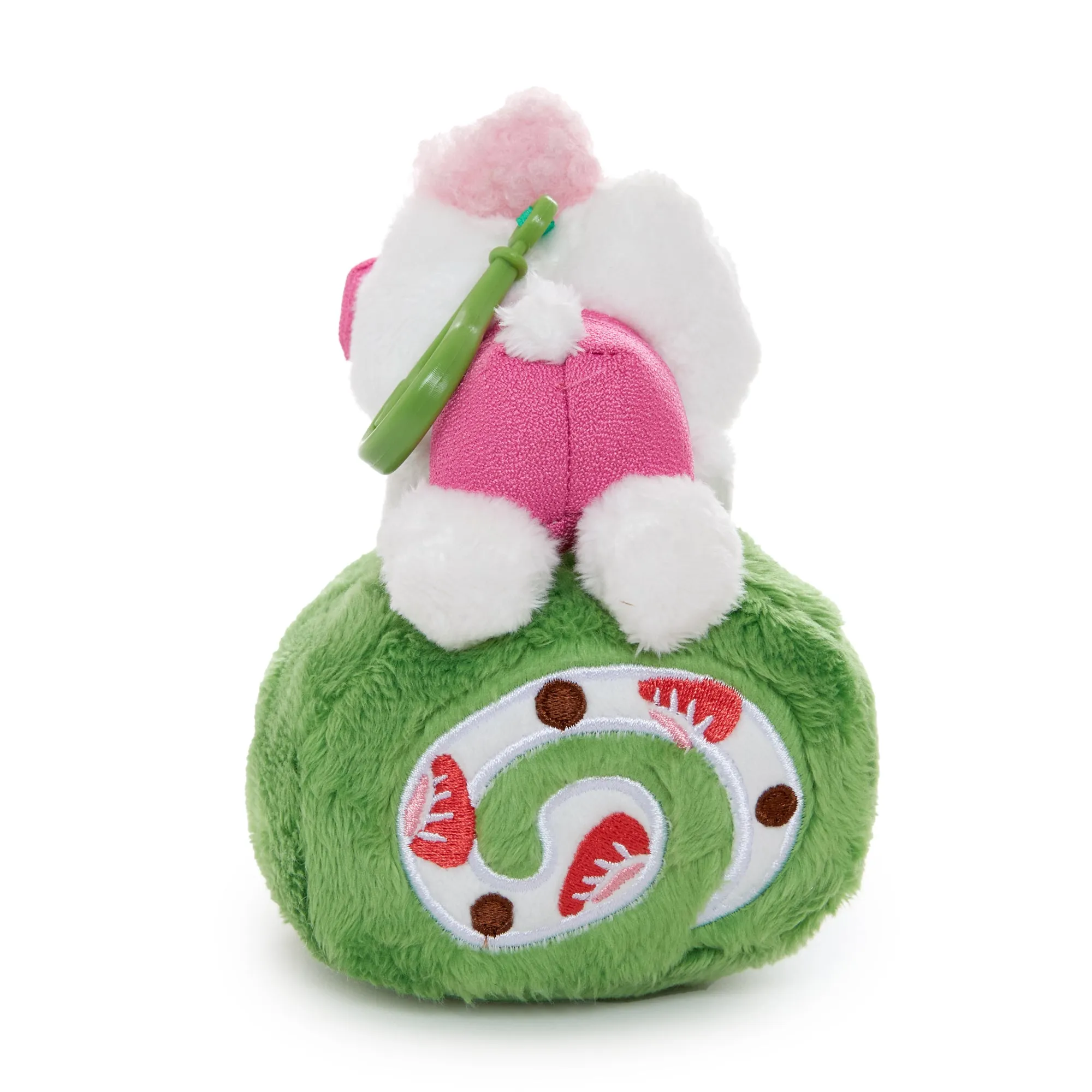 Hello Kitty Roll Cake Mascot Clip (Matcha Sweets Series) SANRIO
