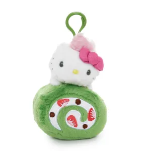 Hello Kitty Roll Cake Mascot Clip (Matcha Sweets Series) SANRIO
