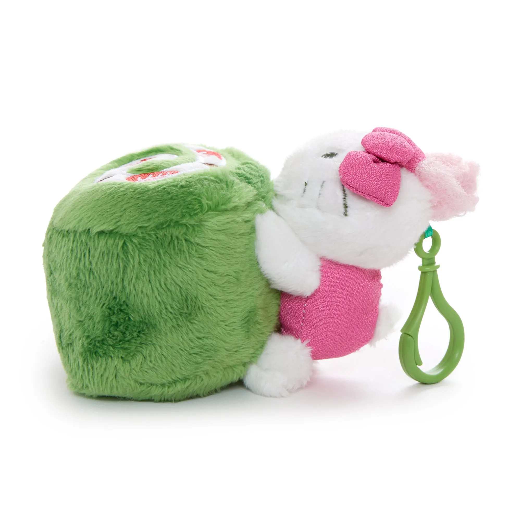 Hello Kitty Roll Cake Mascot Clip (Matcha Sweets Series) SANRIO