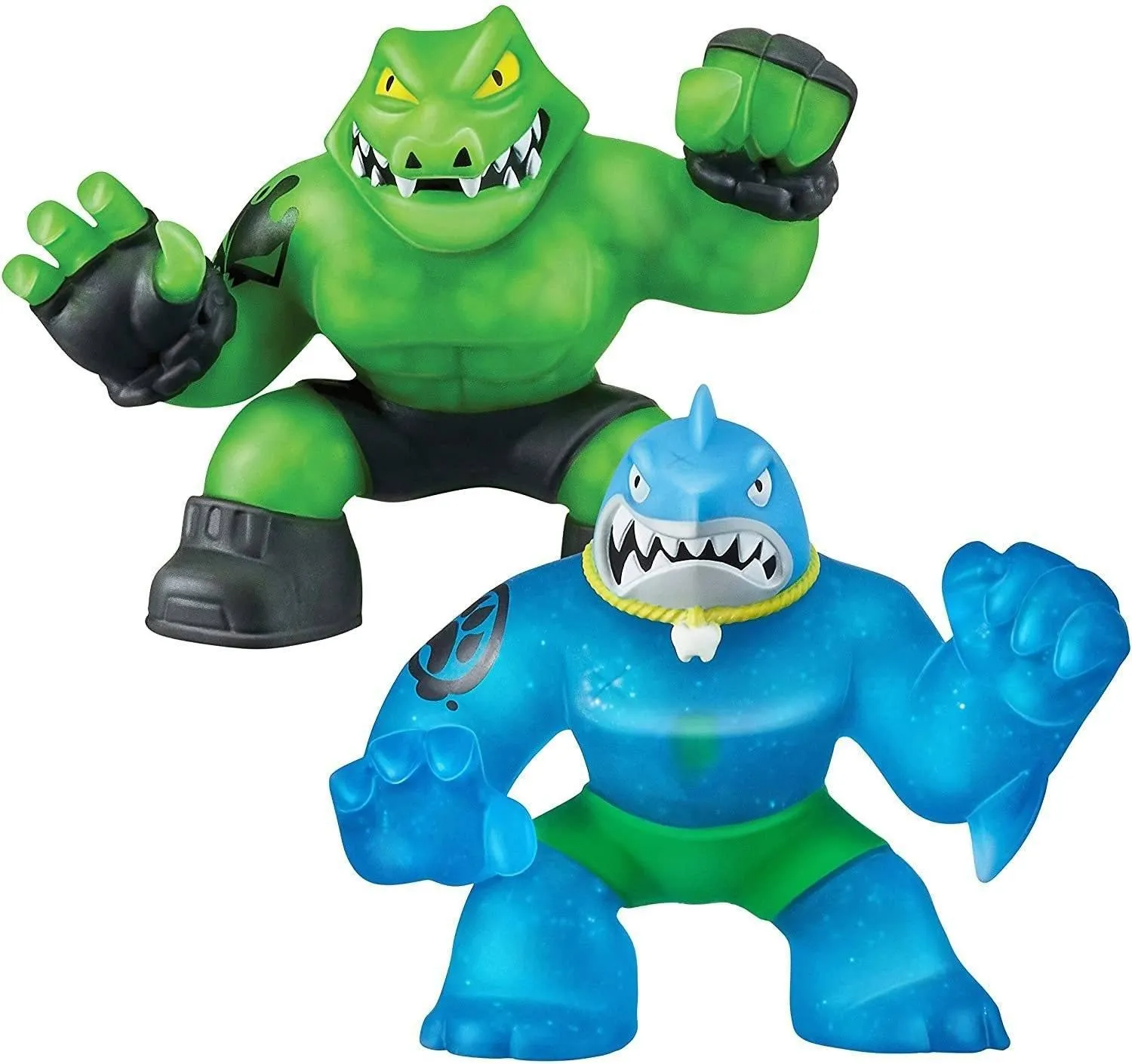 Heroes of Goo Jit Zu - 2 Pack of Glow in The Dark Action Figures