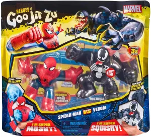 Heroes of Goo Jit Zu 41146 Marvel Versus Pack-Spider-Man VS Venom