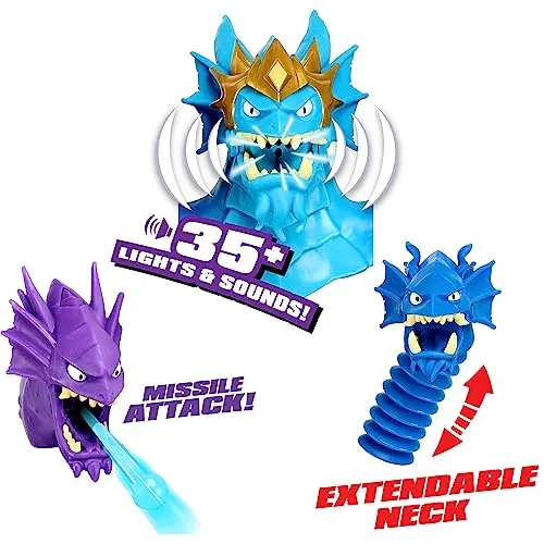 Heroes of Goo Jit Zu Deep Goo Sea King Hydra Figure With Triple Attack 3 in 1 Go