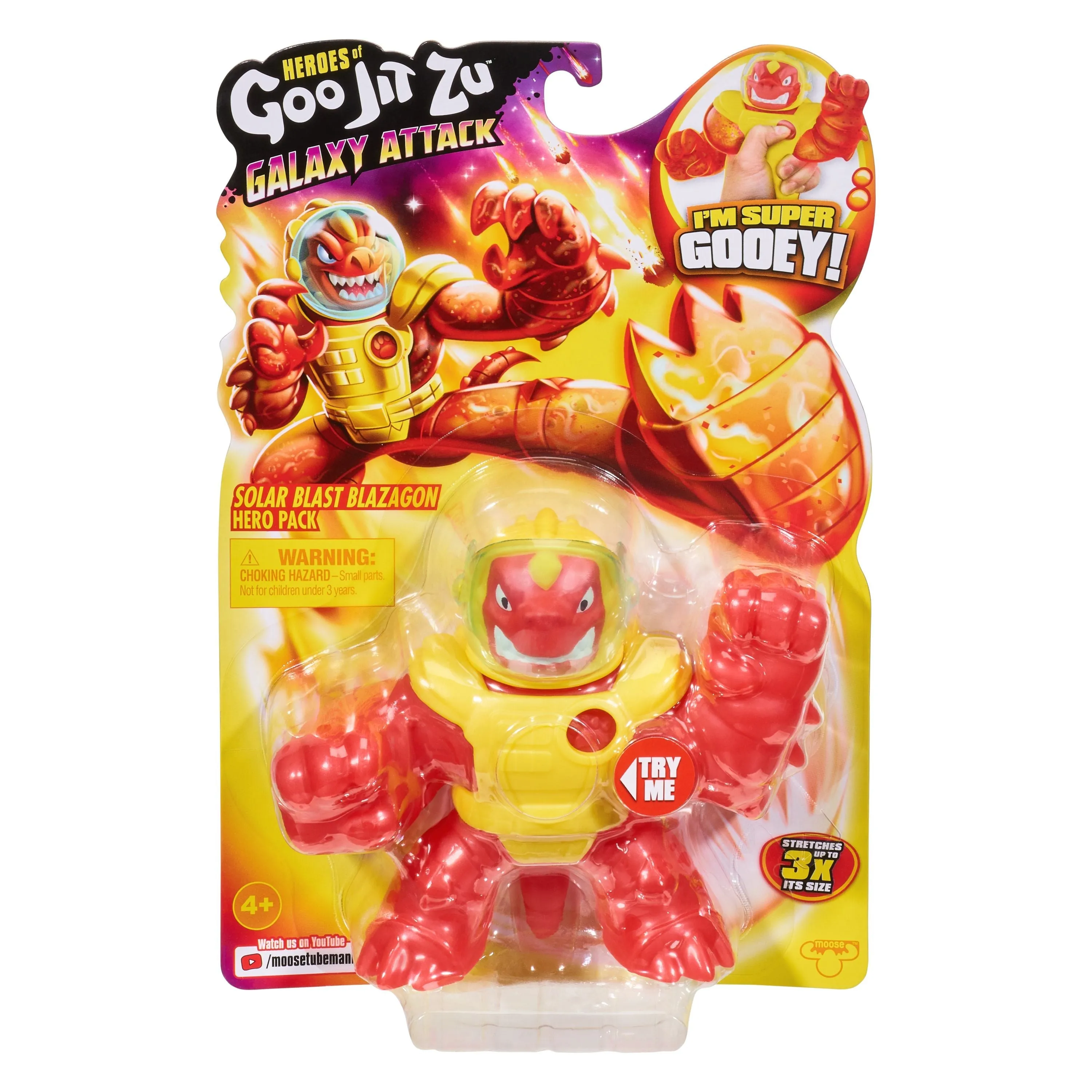 Heroes Of Goo Jit Zu S5 Single Figure Hero Pack - Solar Blast Blazagon
