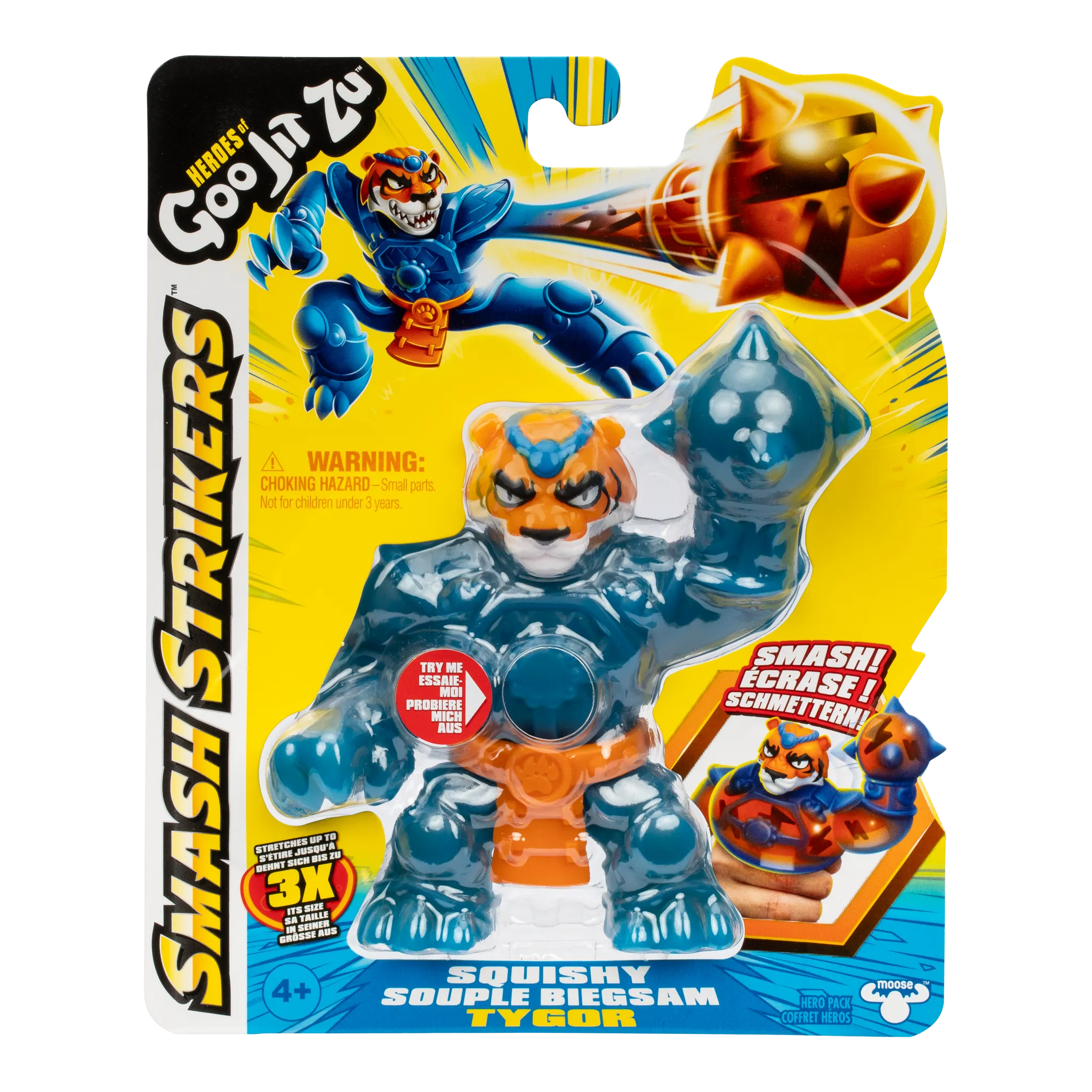 Heroes Of Goo Jit Zu Series 12 Smash Strikers Hero Squishy Tygor