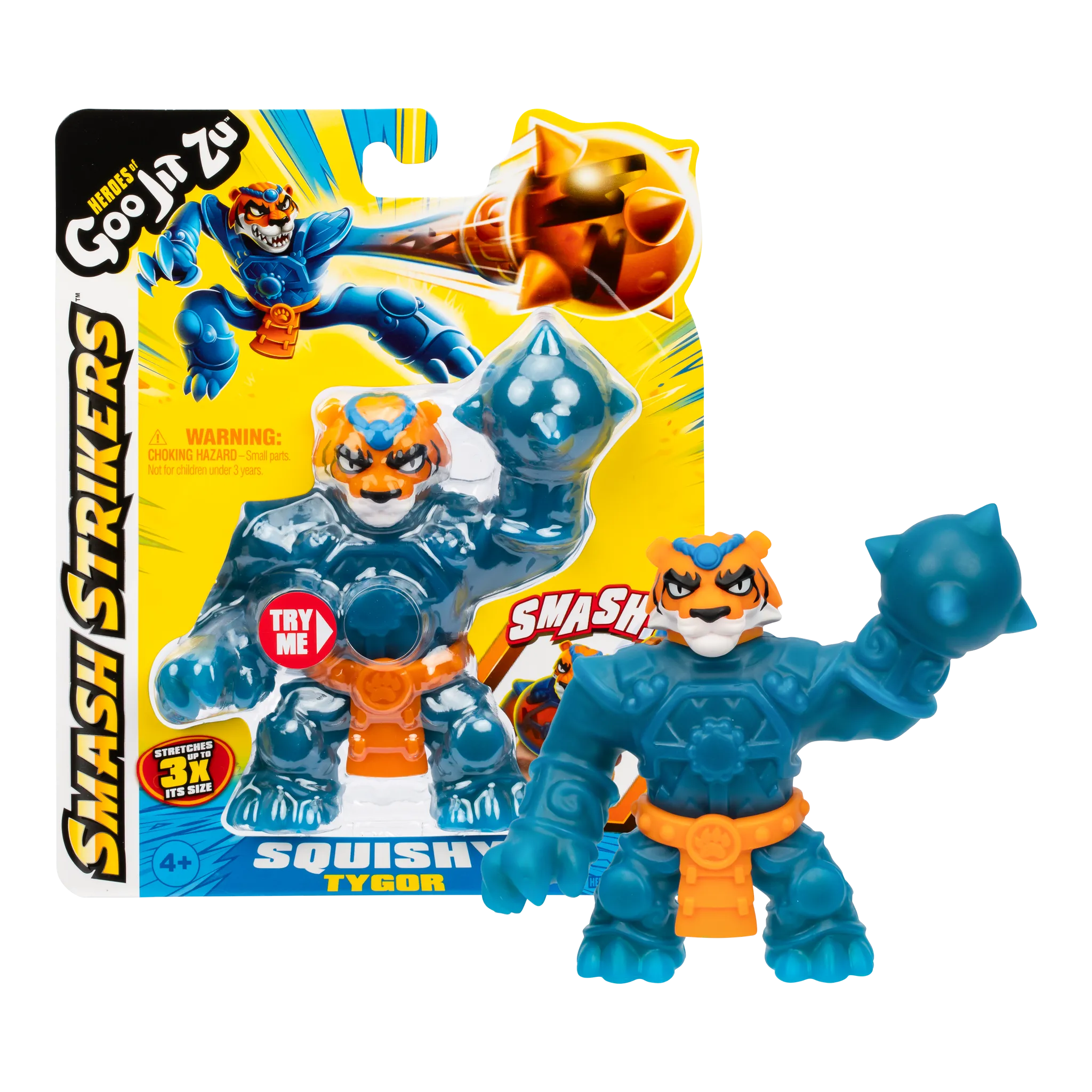 Heroes Of Goo Jit Zu Series 12 Smash Strikers Hero Squishy Tygor