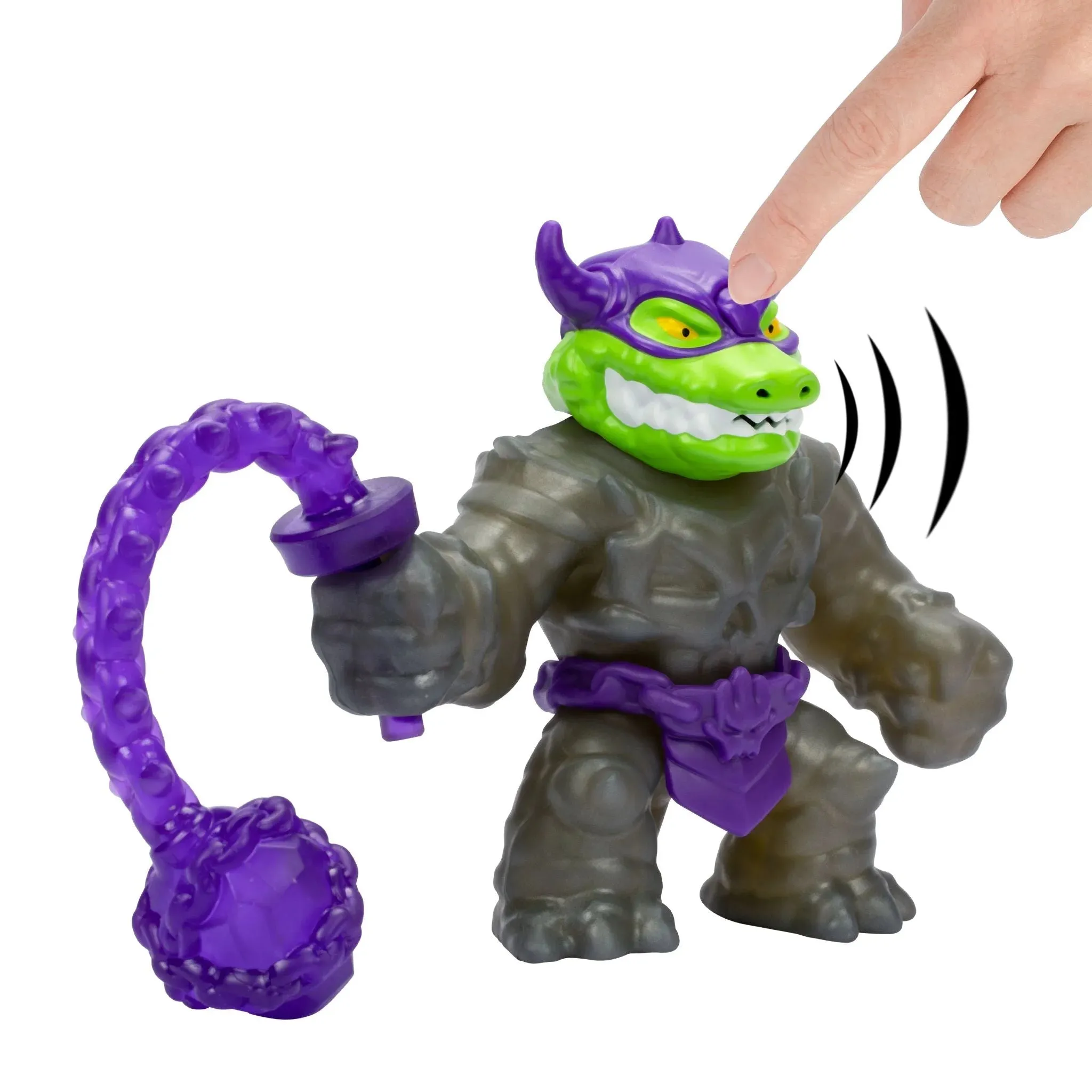 Heroes of Goo Jit Zu Stretch Deluxe Hero Figure - Rockjaw