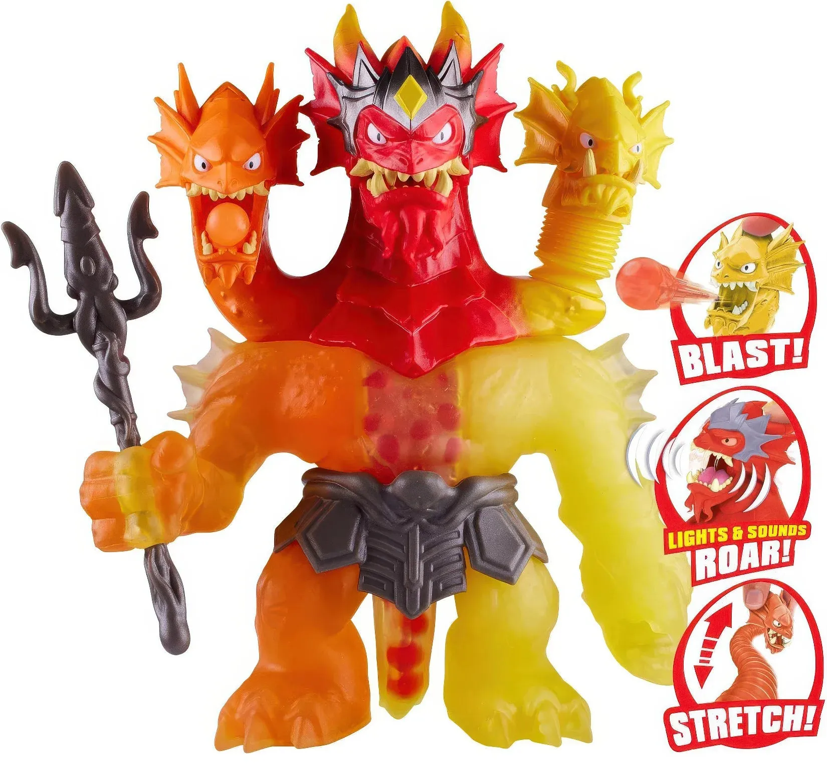Heroes of Goo Jit Zu Stretch Strikers  Lava Fury King Hydra