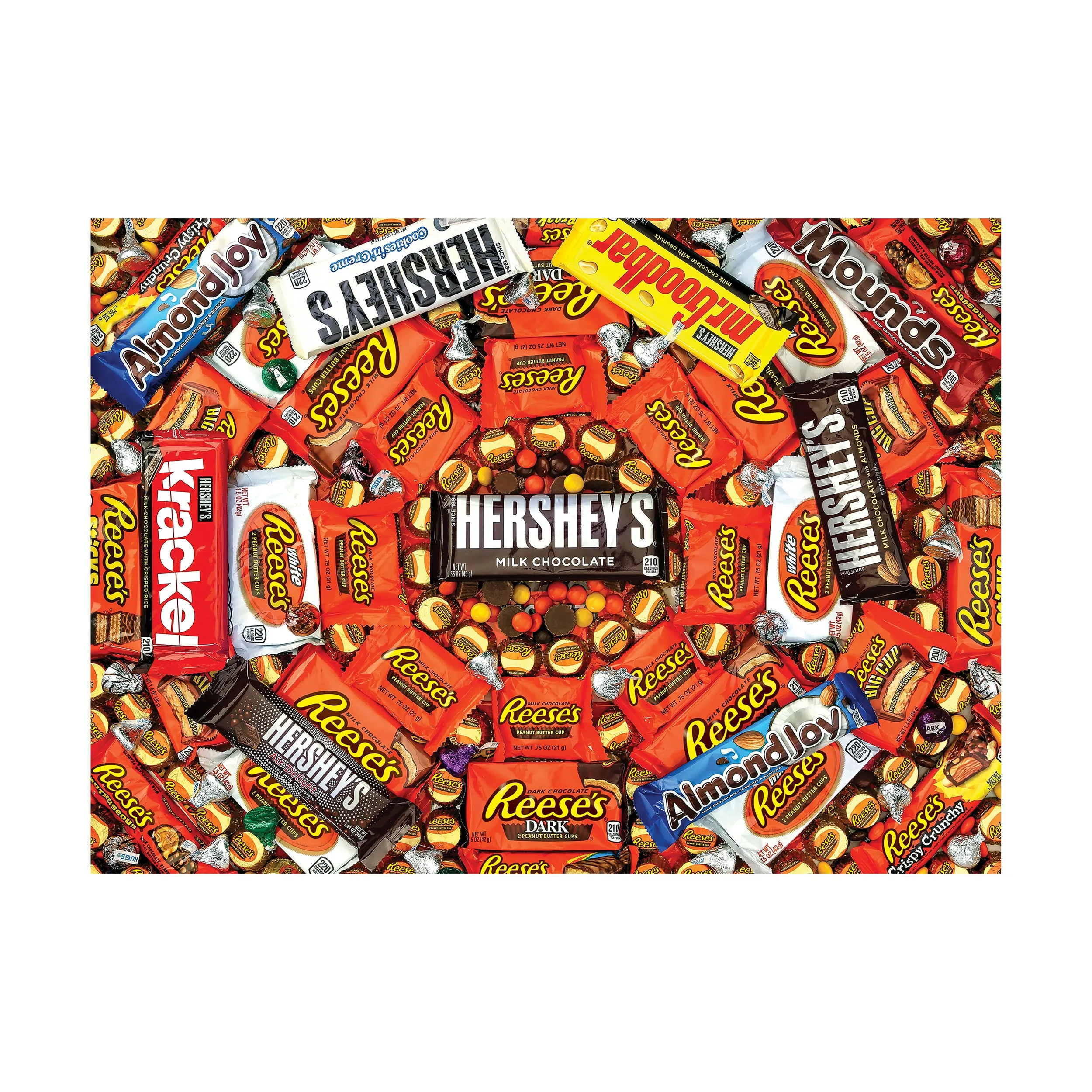 Hershey's Swirl Chocolate Collage Jigsaw Puzzle - 1000 pc
