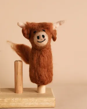 Highland Cow Finger Puppet Odin Parker