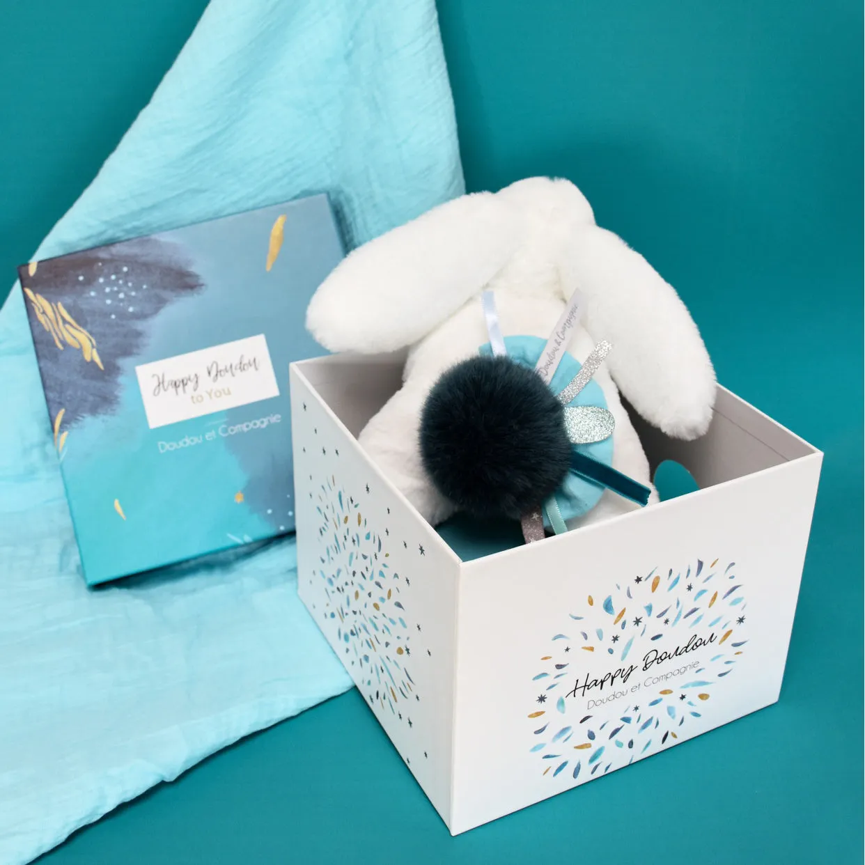 Histoire d'Ours Happy Doudou To You - Pop Doll Peacock