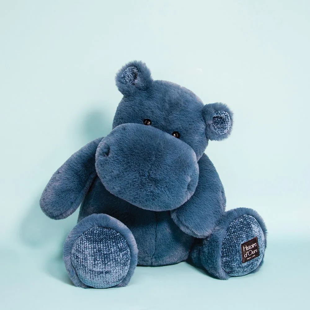 Histoire d'Ours Hippo Blue 40cm