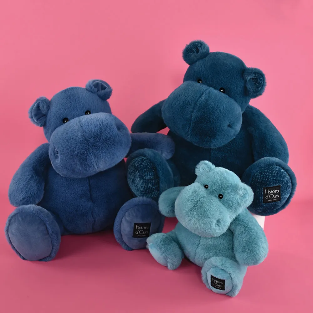 Histoire d'Ours Hippo Blue 40cm