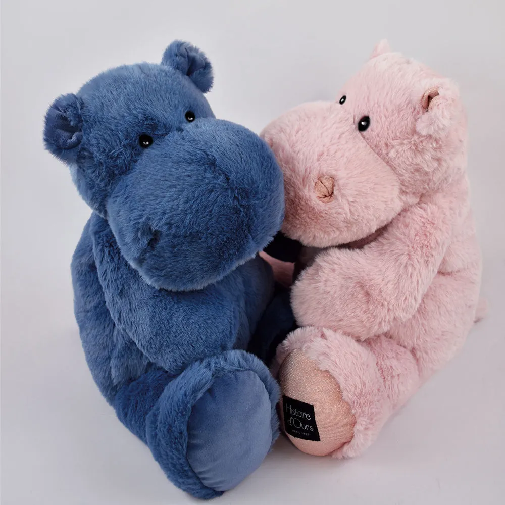 Histoire d'Ours Hippo Blue 40cm