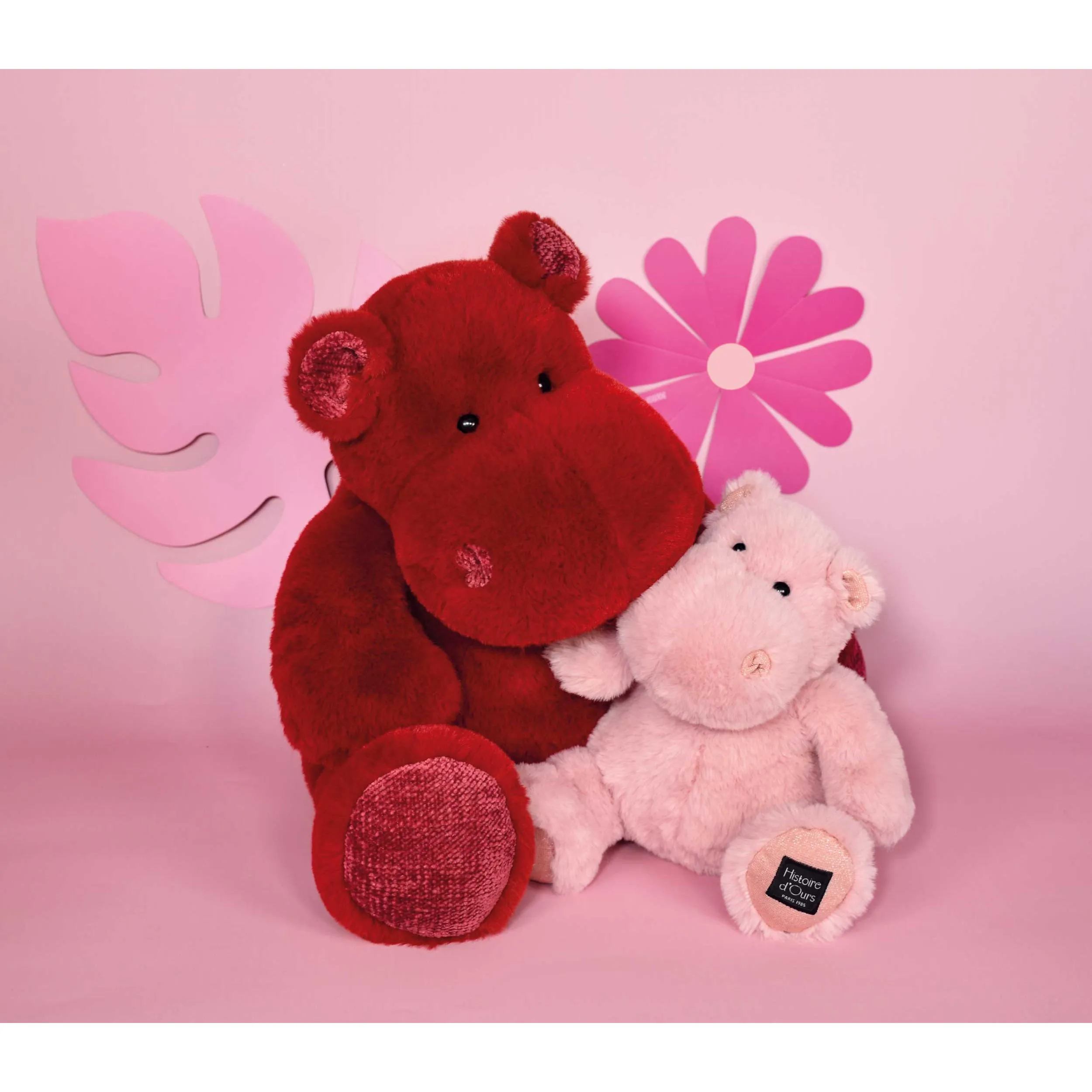 Histoire d'Ours Hippo Red 40cm